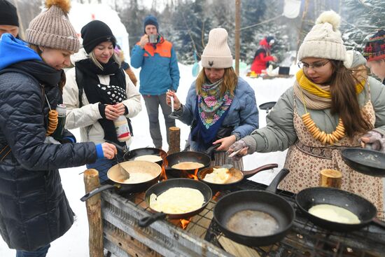 Russia Maslenitsa Celebration