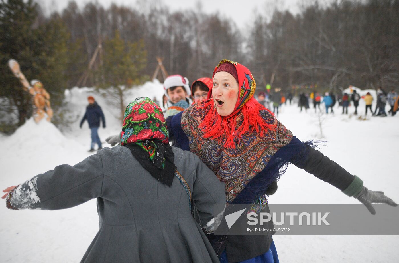 Russia Maslenitsa Celebration