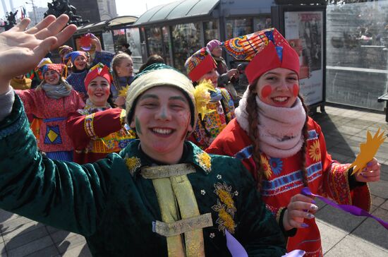 Russia Maslenitsa Celebration