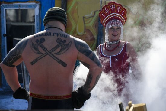 Russia Maslenitsa Celebration