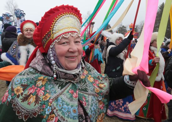 Russia Maslenitsa Celebration