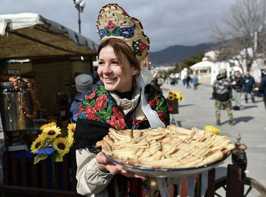 Russia Maslenitsa Celebration 