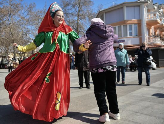 Russia Maslenitsa Celebration 