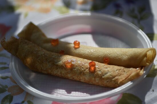 Russia Maslenitsa Celebration 