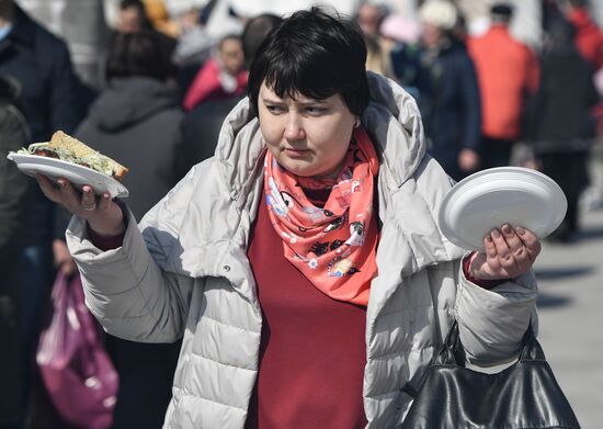 Russia Maslenitsa Celebration 
