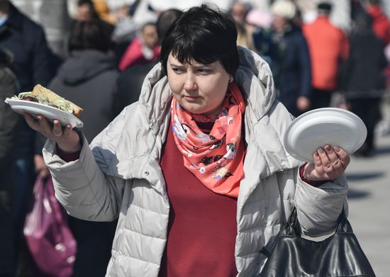 Russia Maslenitsa Celebration 