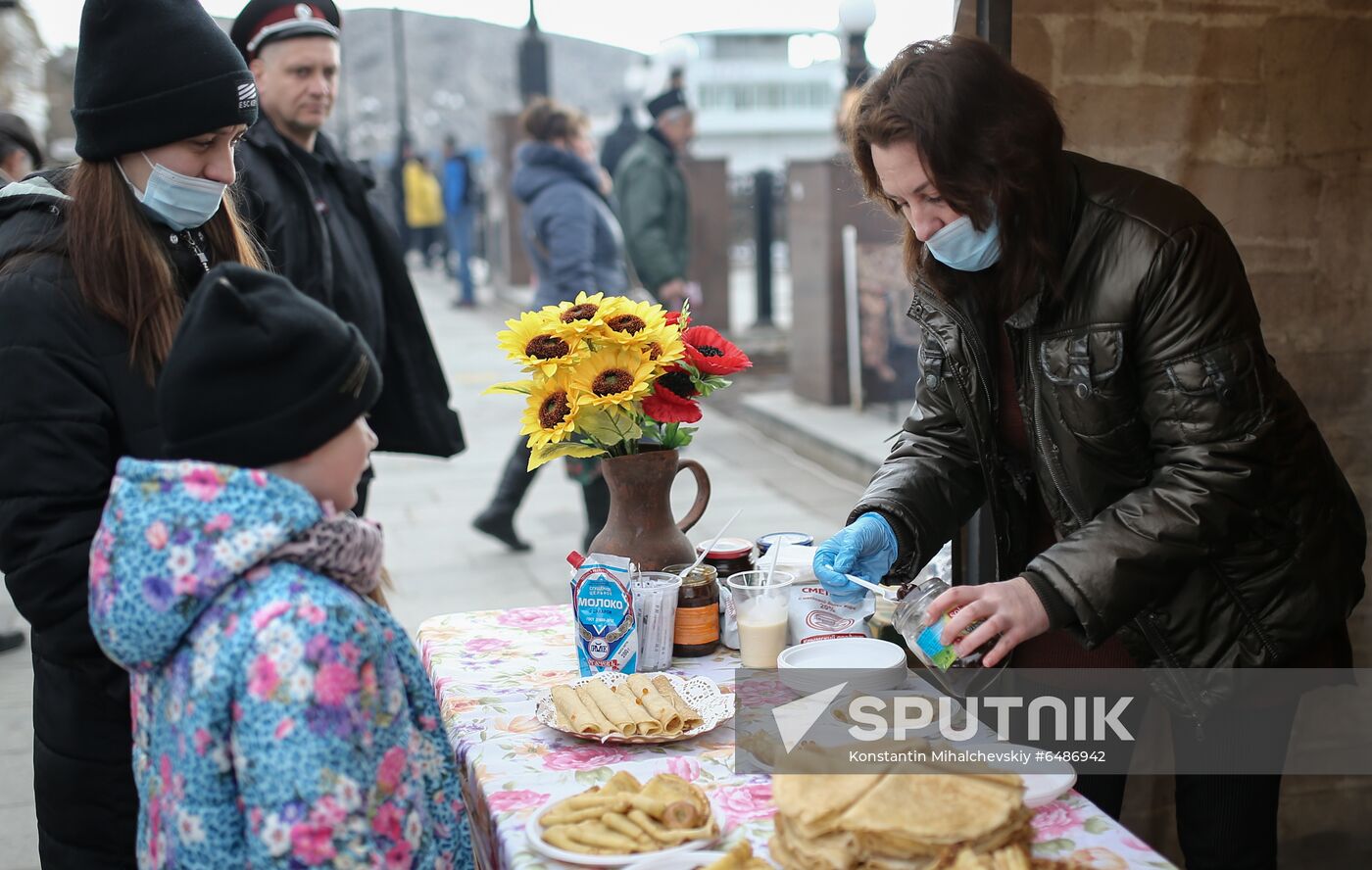 Russia Maslenitsa Celebration 