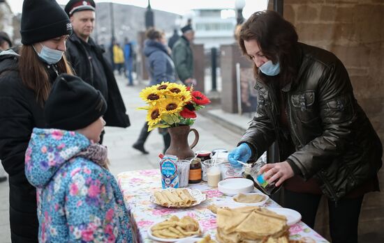 Russia Maslenitsa Celebration 