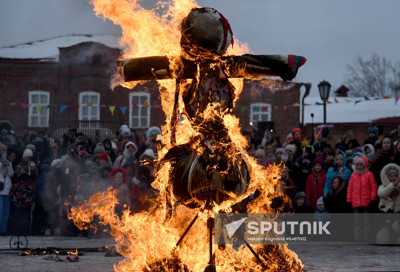 Russia Maslenitsa Celebration