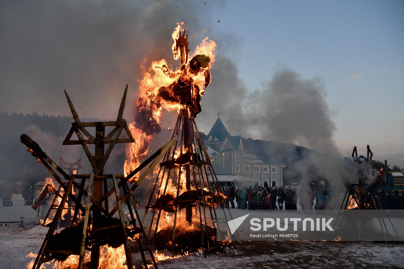 Russia Maslenitsa Celebration