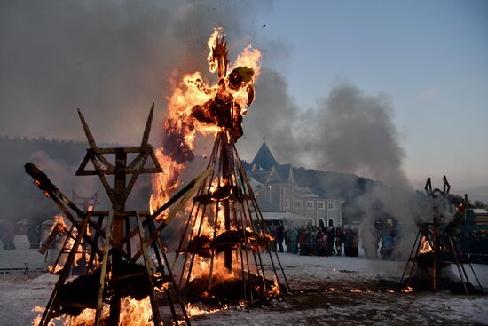 Russia Maslenitsa Celebration