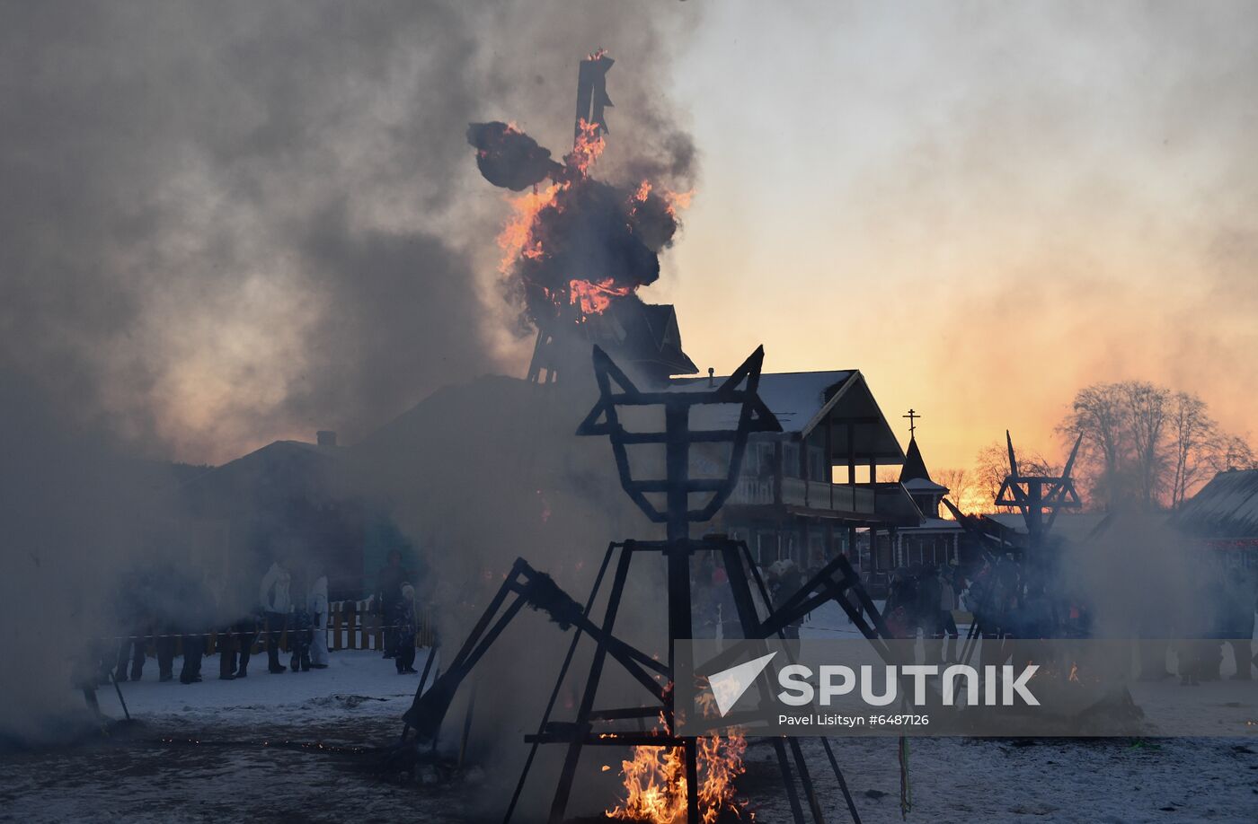 Russia Maslenitsa Celebration