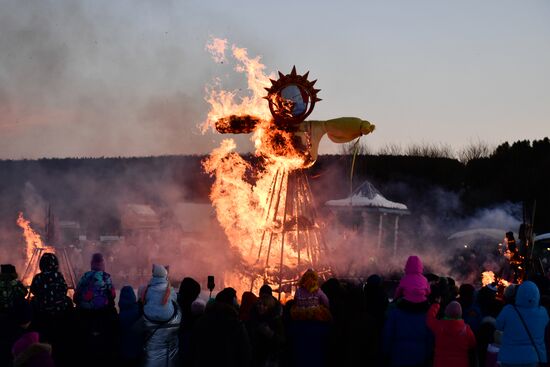 Russia Maslenitsa Celebration