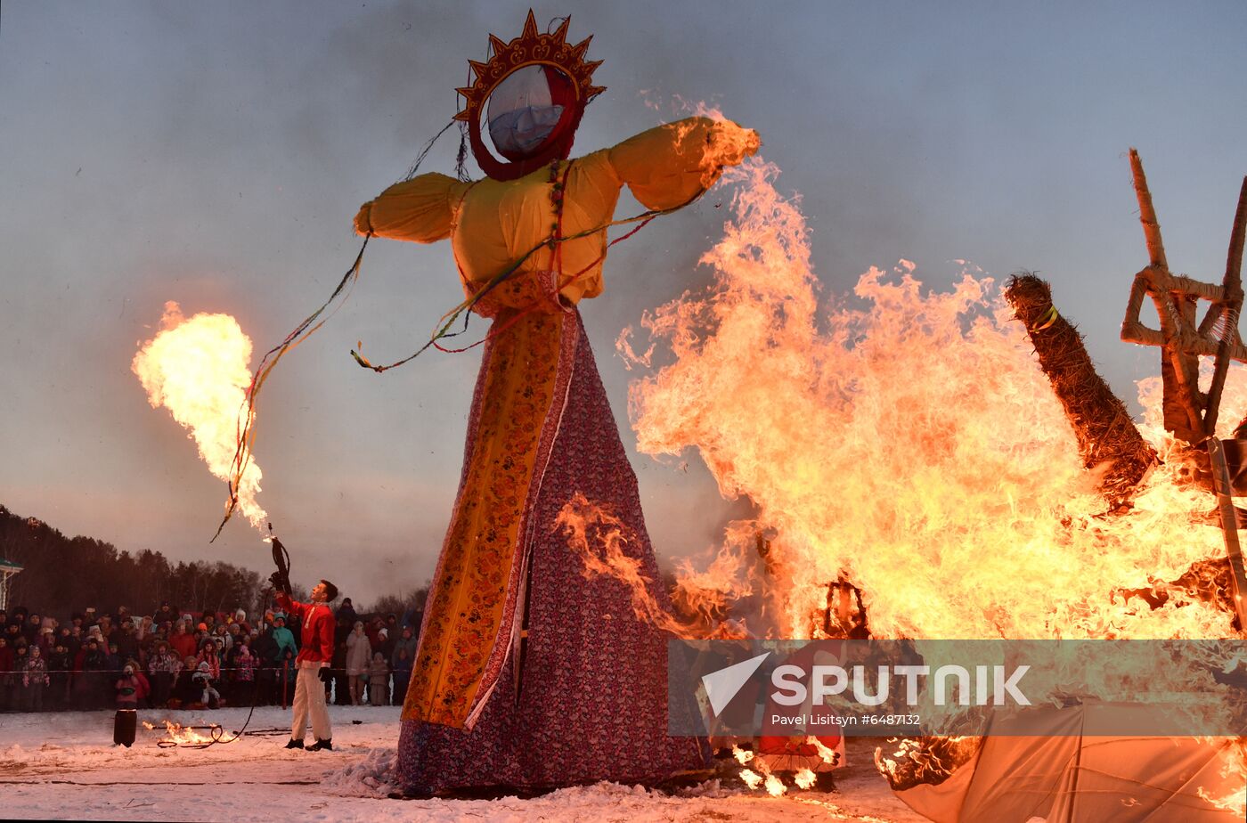 Russia Maslenitsa Celebration