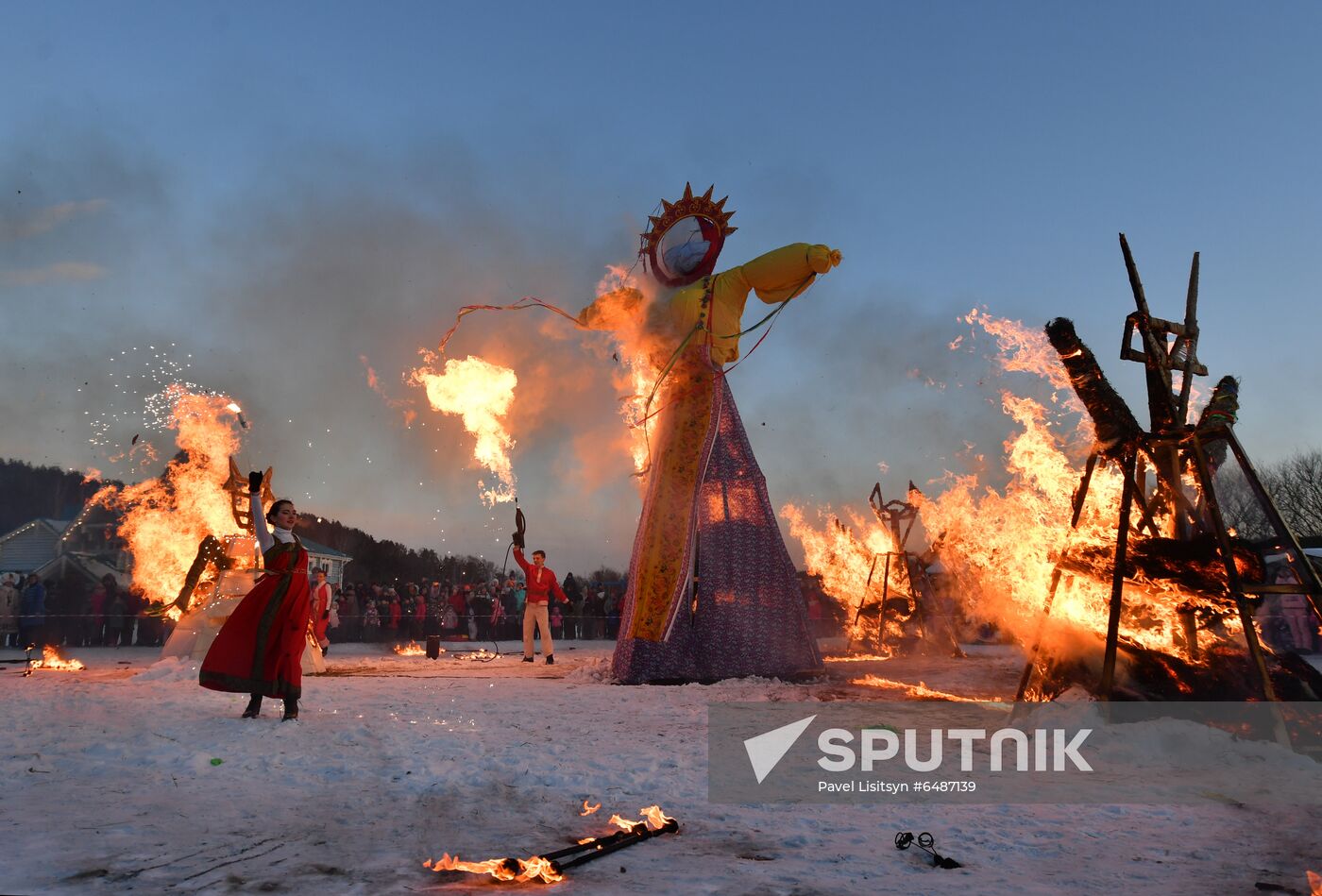 Russia Maslenitsa Celebration