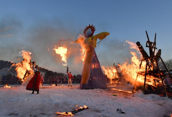 Russia Maslenitsa Celebration