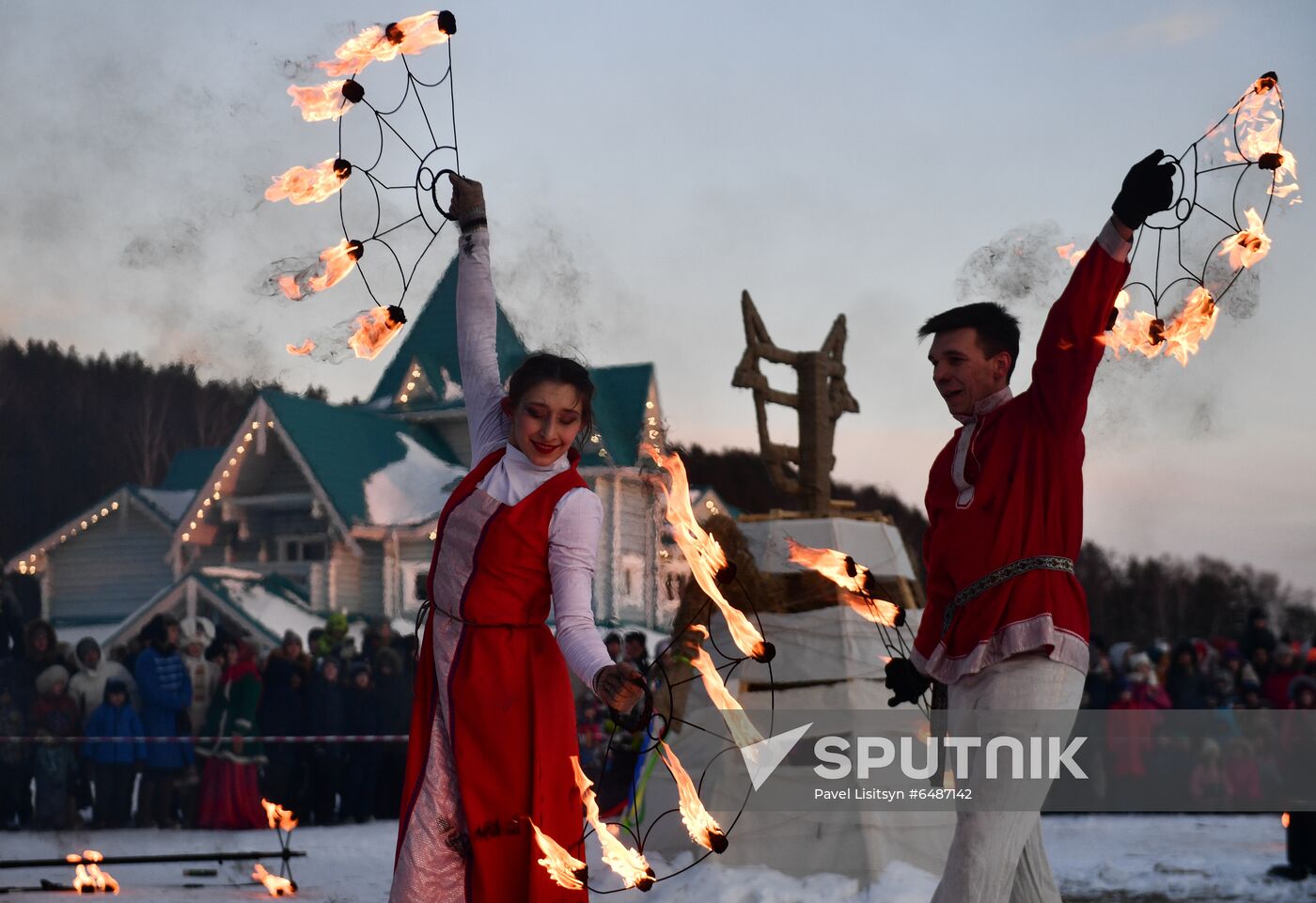 Russia Maslenitsa Celebration