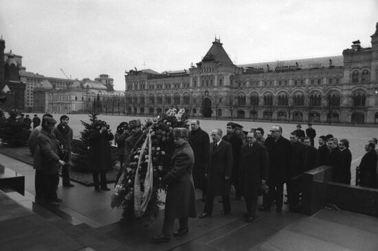 Prime Minister of Tunisia Hedi Amara Nouira visits Soviet Union