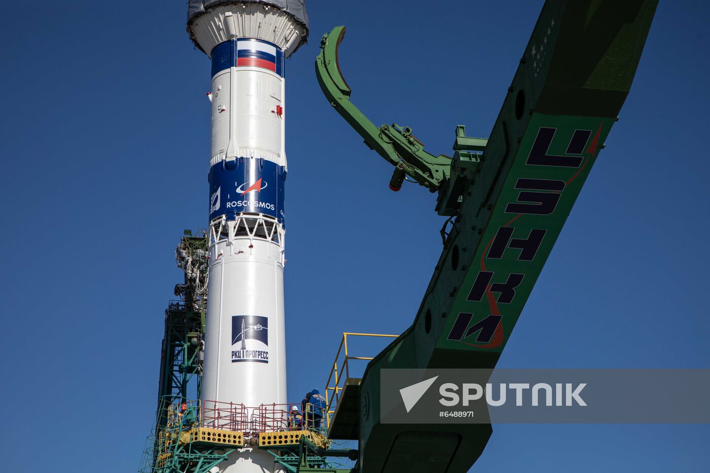 Kazakhstan Russia Space CAS500-1 Satellite Launch