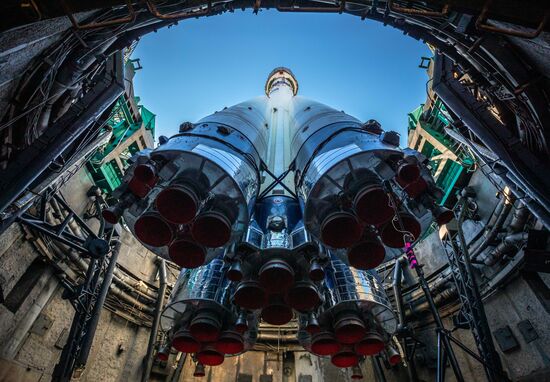 Kazakhstan Russia Space CAS500-1 Satellite Launch