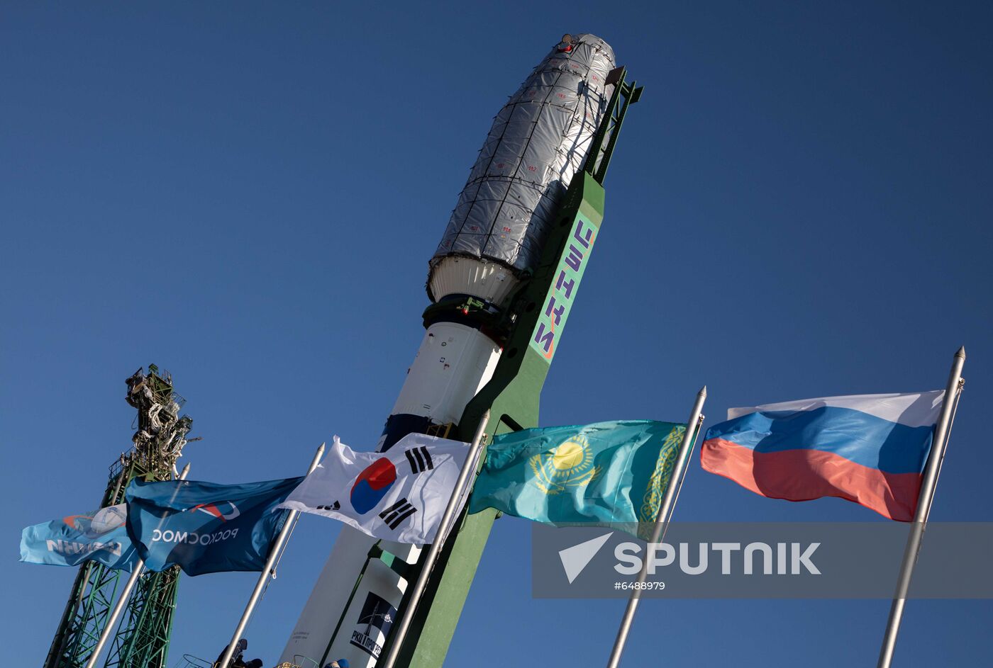 Kazakhstan Russia Space CAS500-1 Satellite Launch