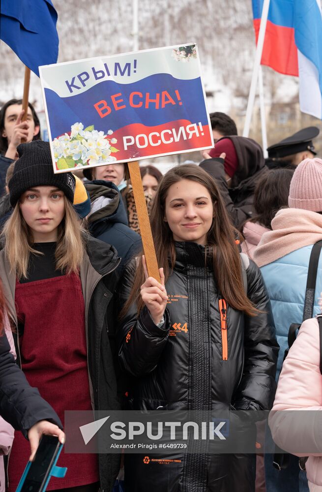 Russia Crimea Reunification Anniversary