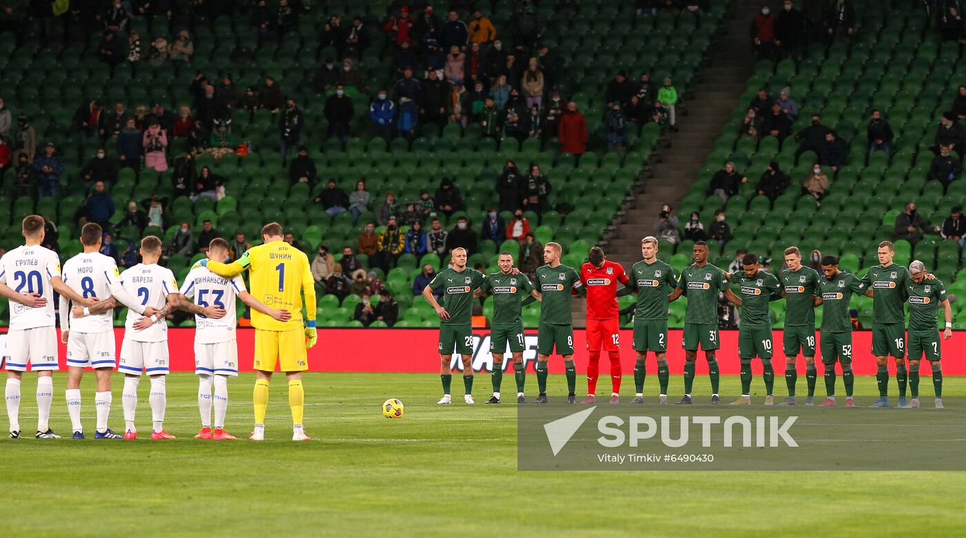Russia Soccer Premier-League Krasnodar - Dynamo