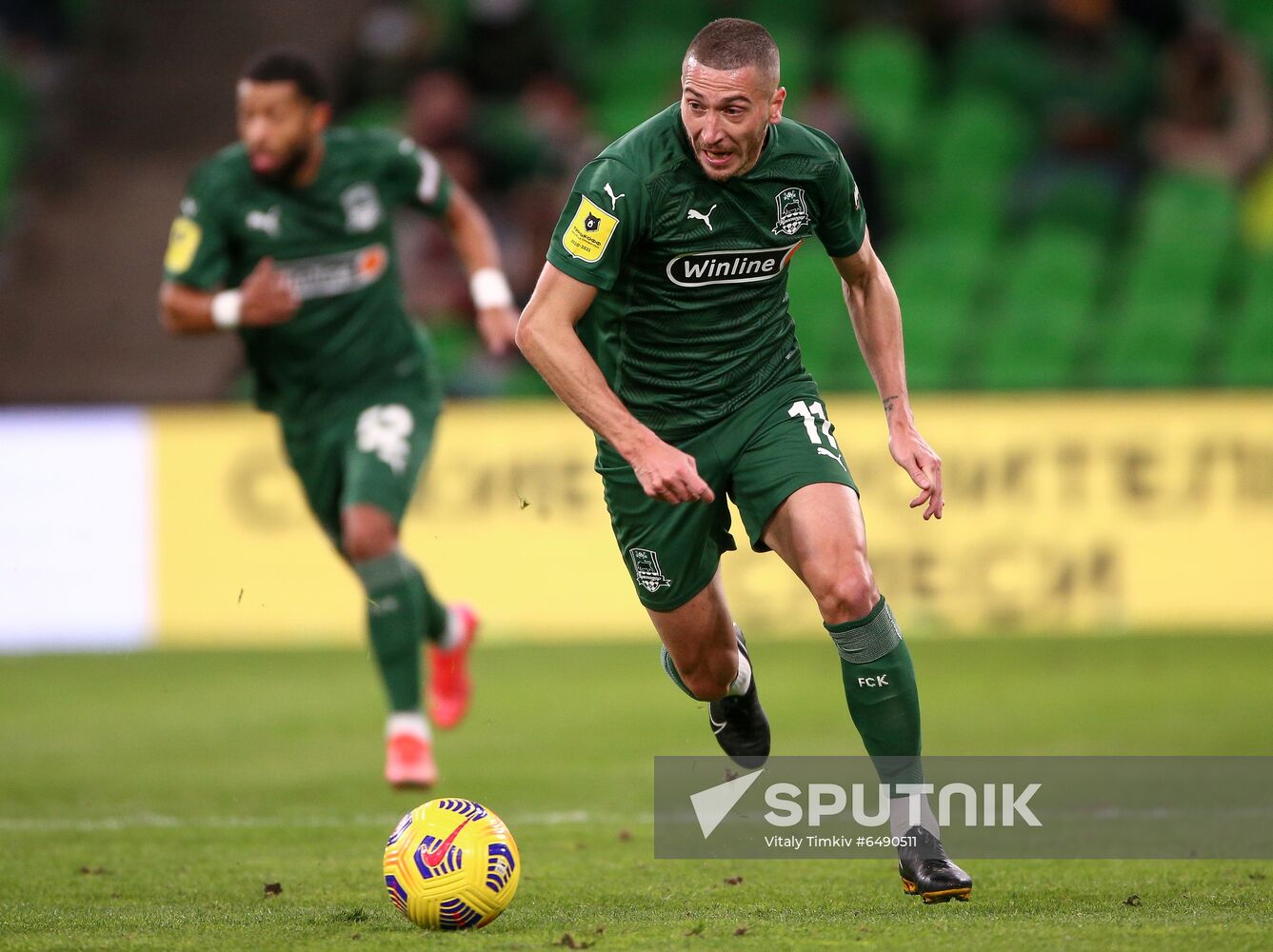 Russia Soccer Premier-League Krasnodar - Dynamo