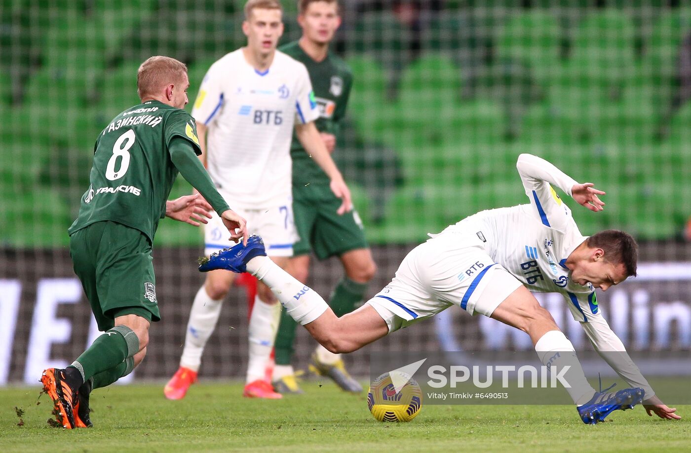 Russia Soccer Premier-League Krasnodar - Dynamo