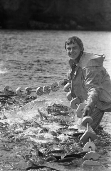 Fishing on Kuril Islands