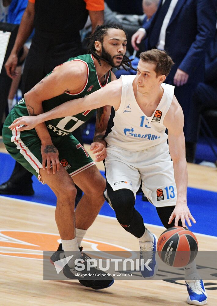 Russia Basketball Euroleague Zenit - Baskonia
