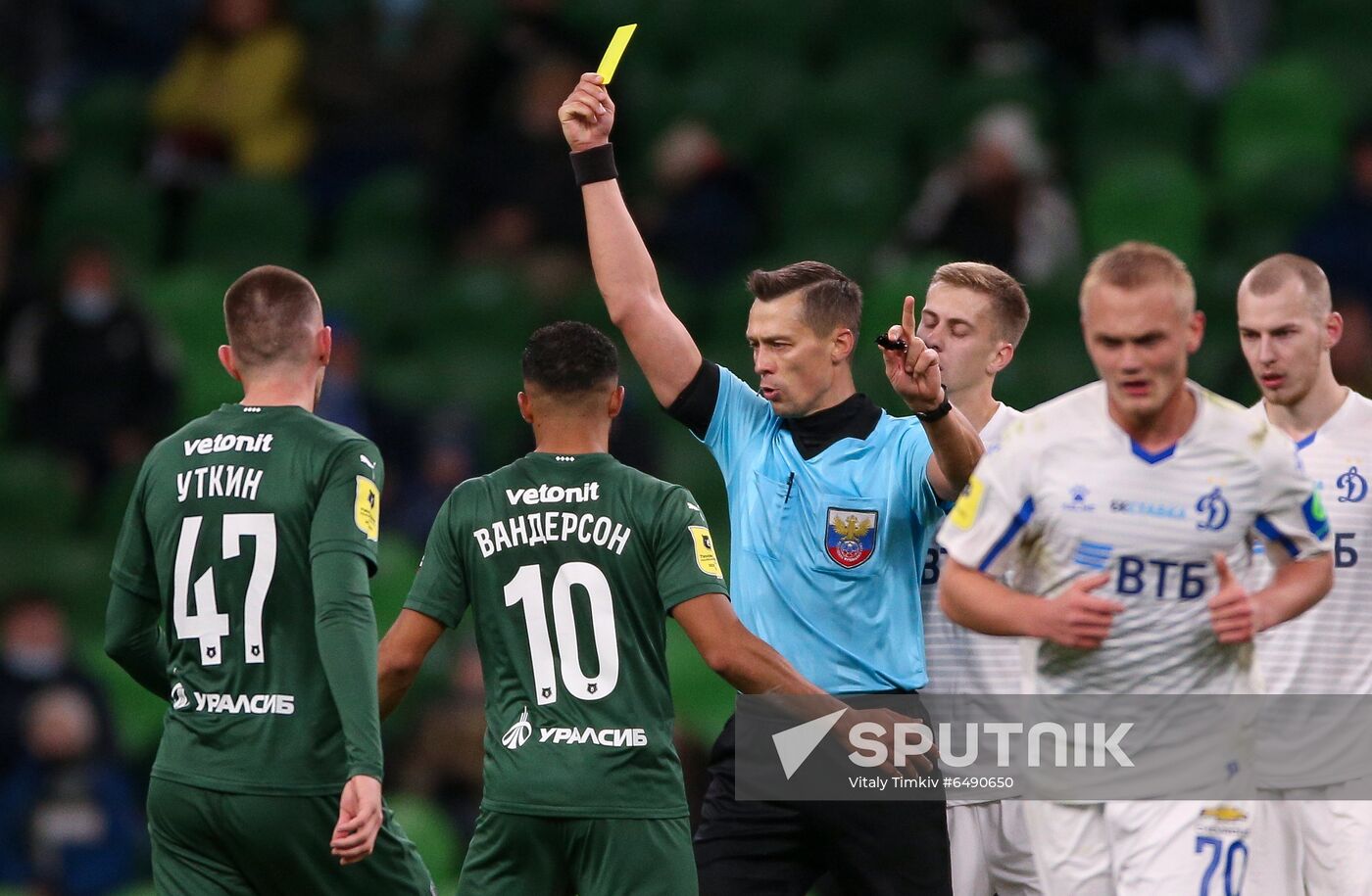 Russia Soccer Premier-League Krasnodar - Dynamo