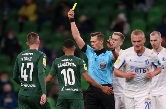 Russia Soccer Premier-League Krasnodar - Dynamo