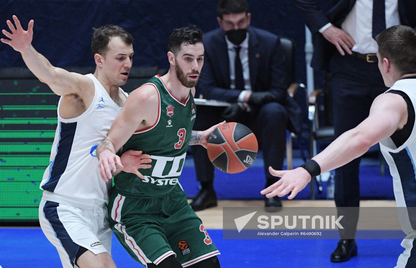 Russia Basketball Euroleague Zenit - Baskonia