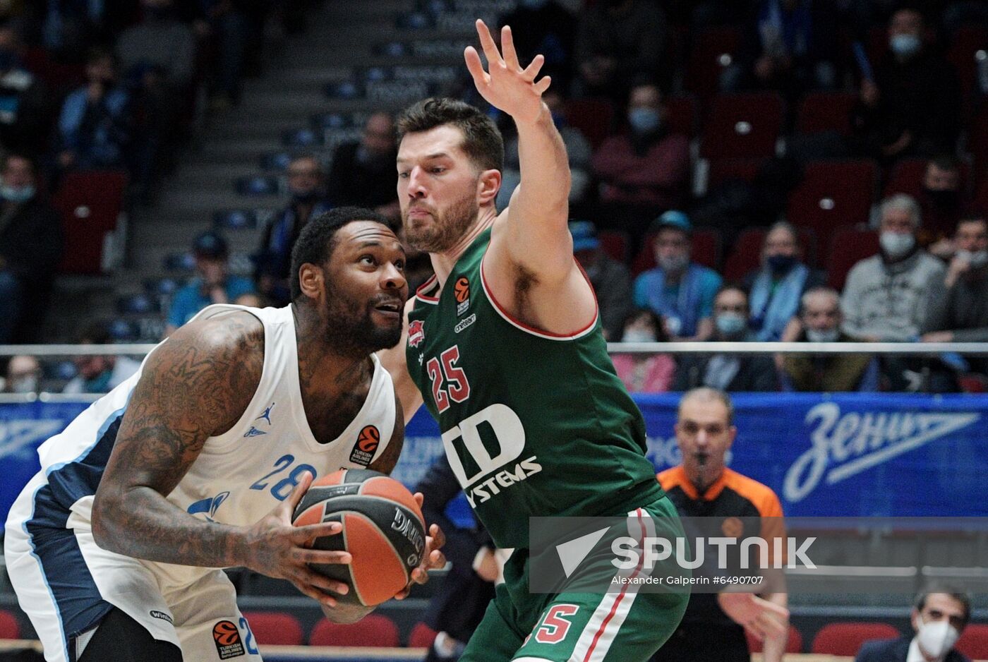 Russia Basketball Euroleague Zenit - Baskonia