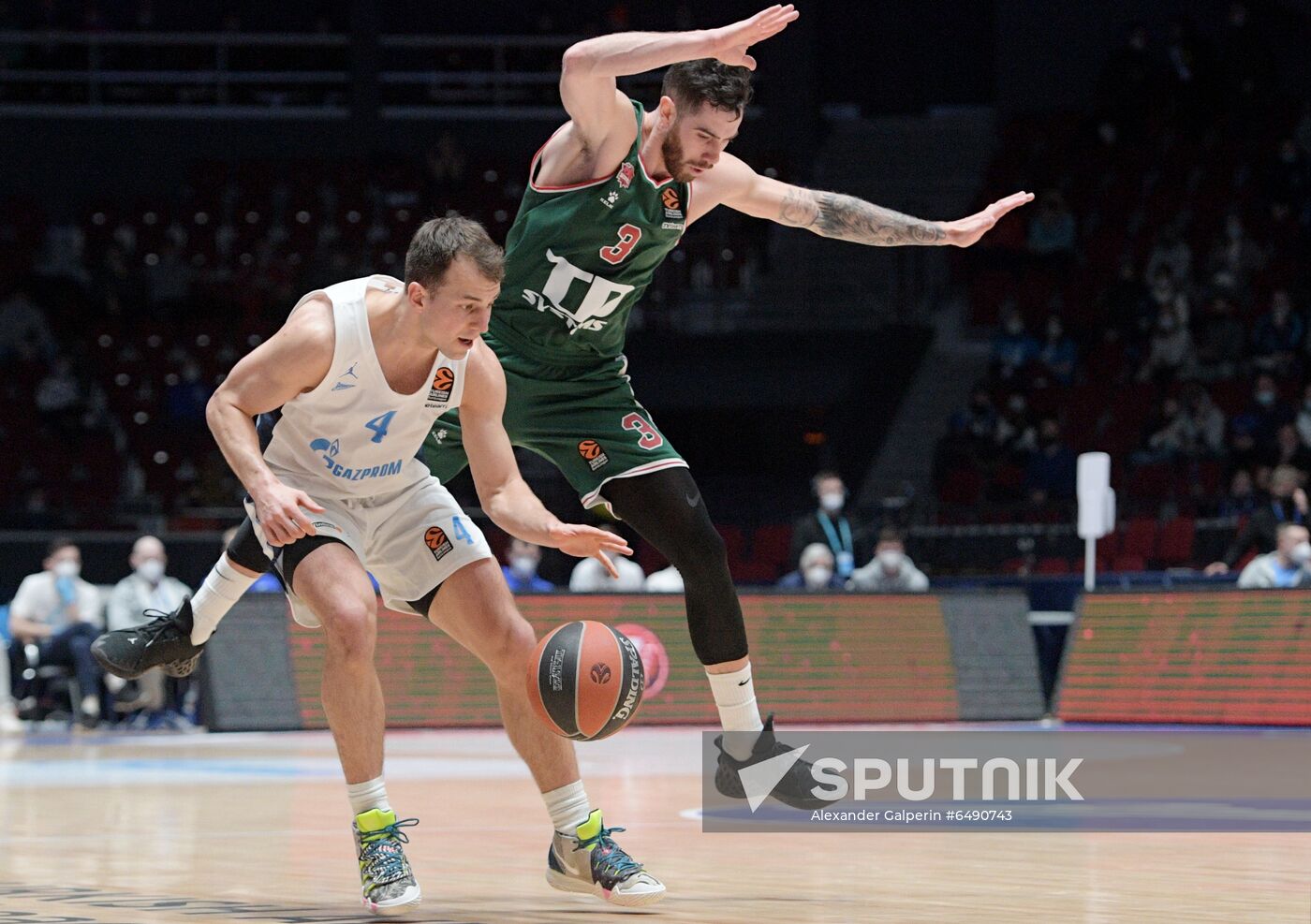 Russia Basketball Euroleague Zenit - Baskonia