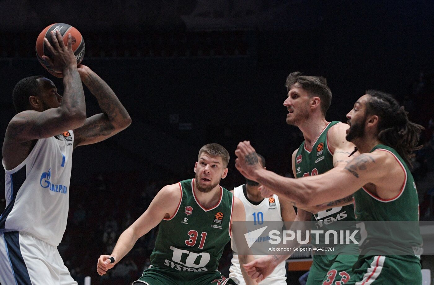 Russia Basketball Euroleague Zenit - Baskonia