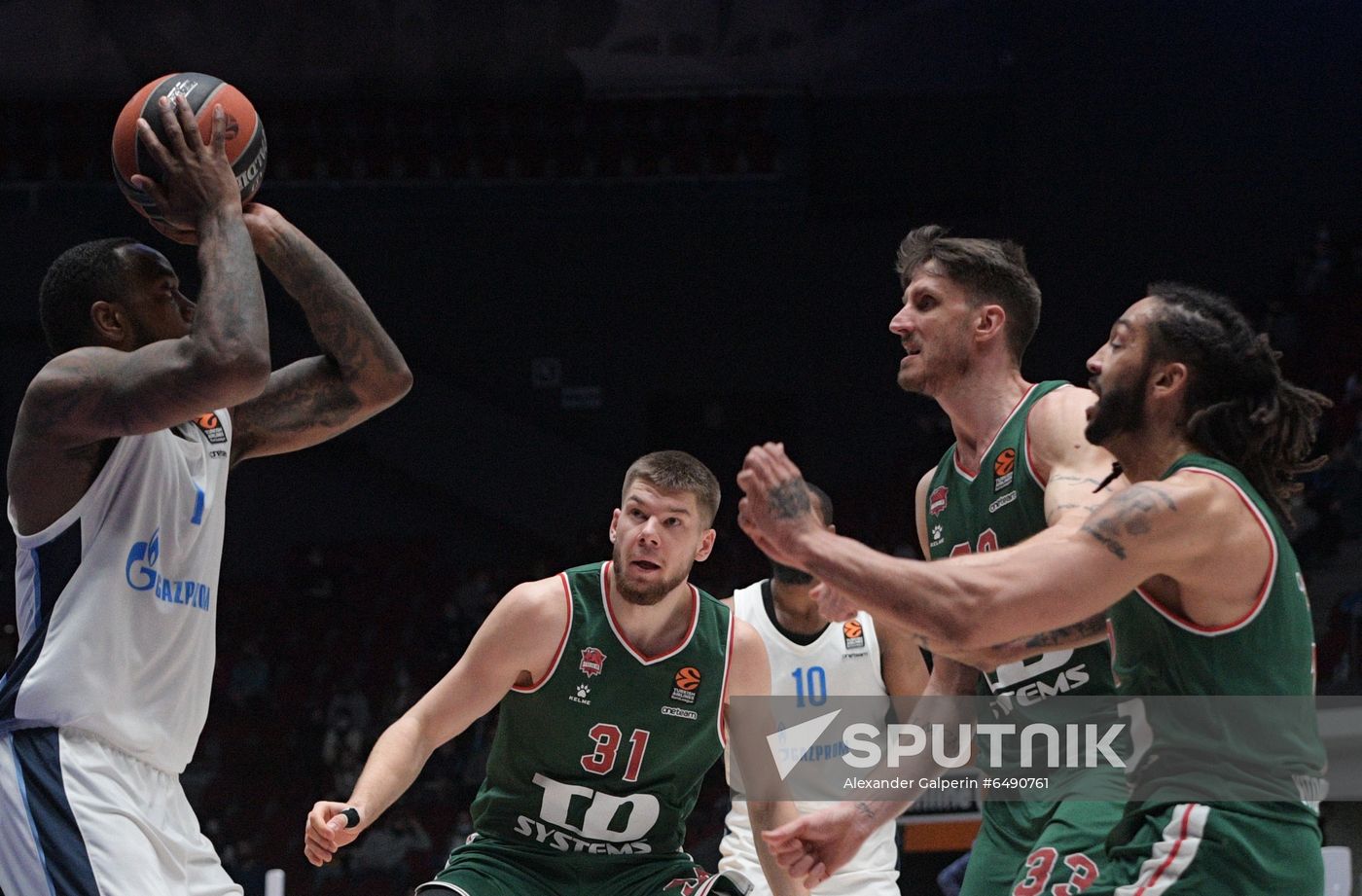 Russia Basketball Euroleague Zenit - Baskonia