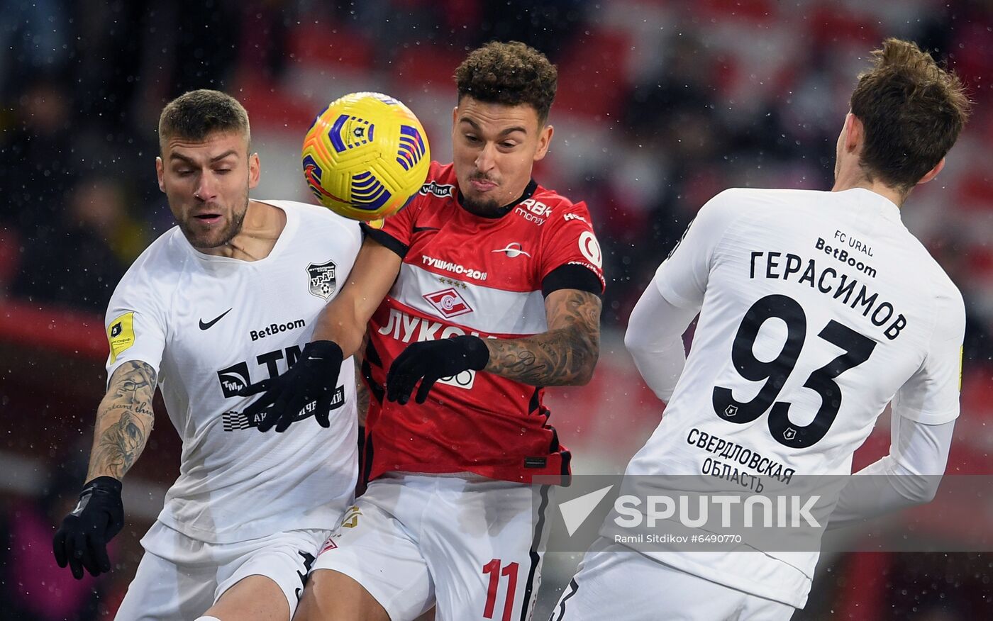 Russia Soccer Premier-League Spartak - Ural