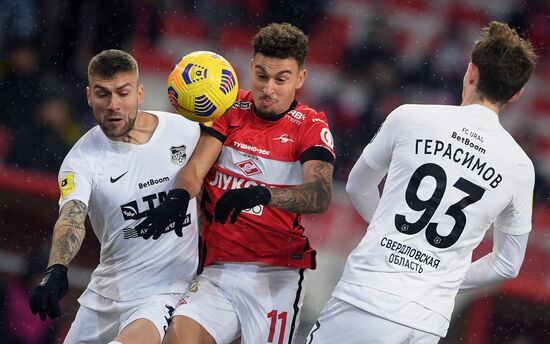 Russia Soccer Premier-League Spartak - Ural