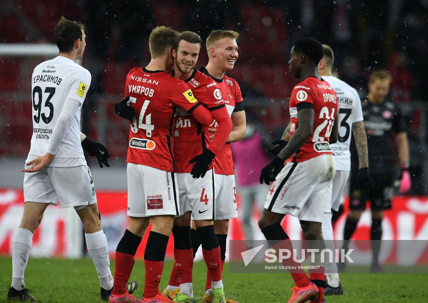 Russia Soccer Premier-League Spartak - Ural