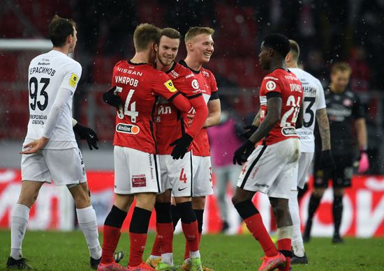 Russia Soccer Premier-League Spartak - Ural