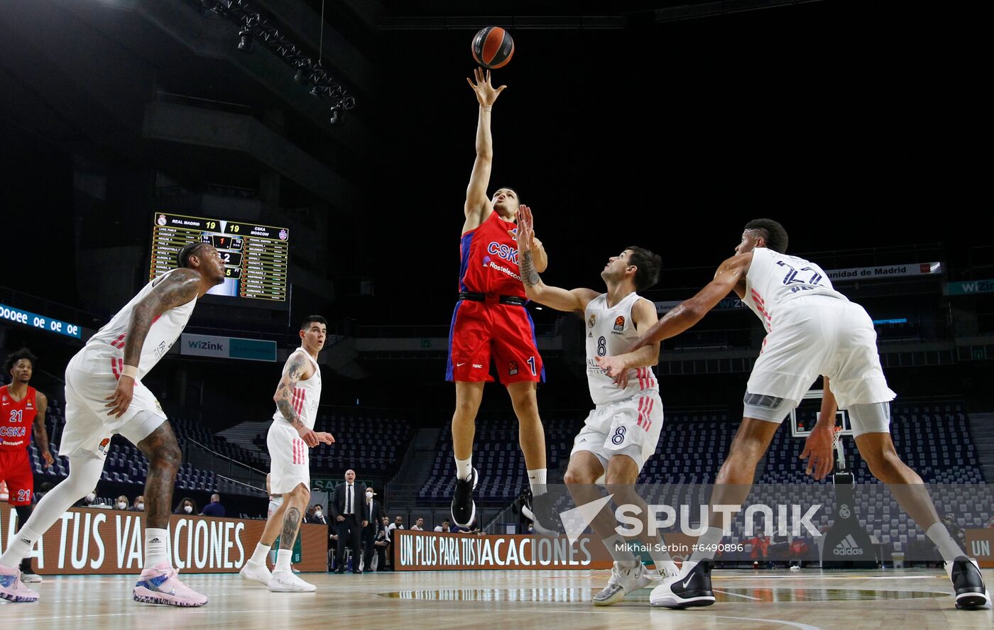 Spain Basketball Euroleague Real - CSKA