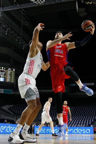Spain Basketball Euroleague Real - CSKA