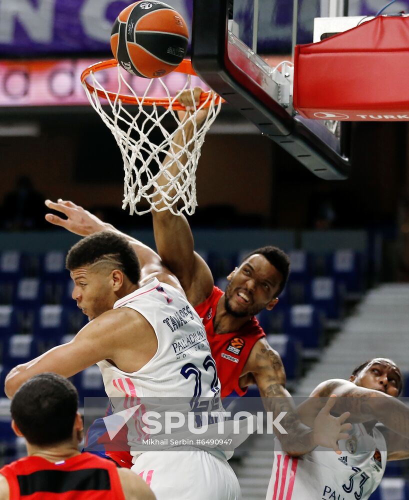 Spain Basketball Euroleague Real - CSKA