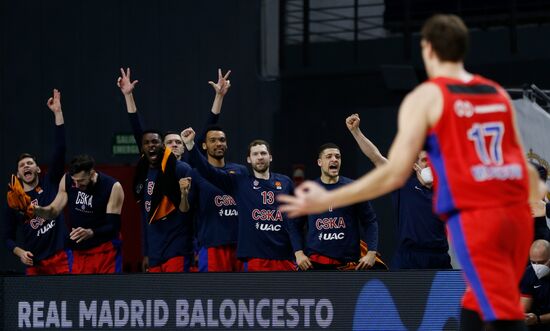 Spain Basketball Euroleague Real - CSKA