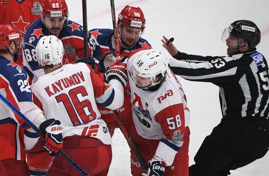 Russia Ice Hockey CSKA - Lokomotiv