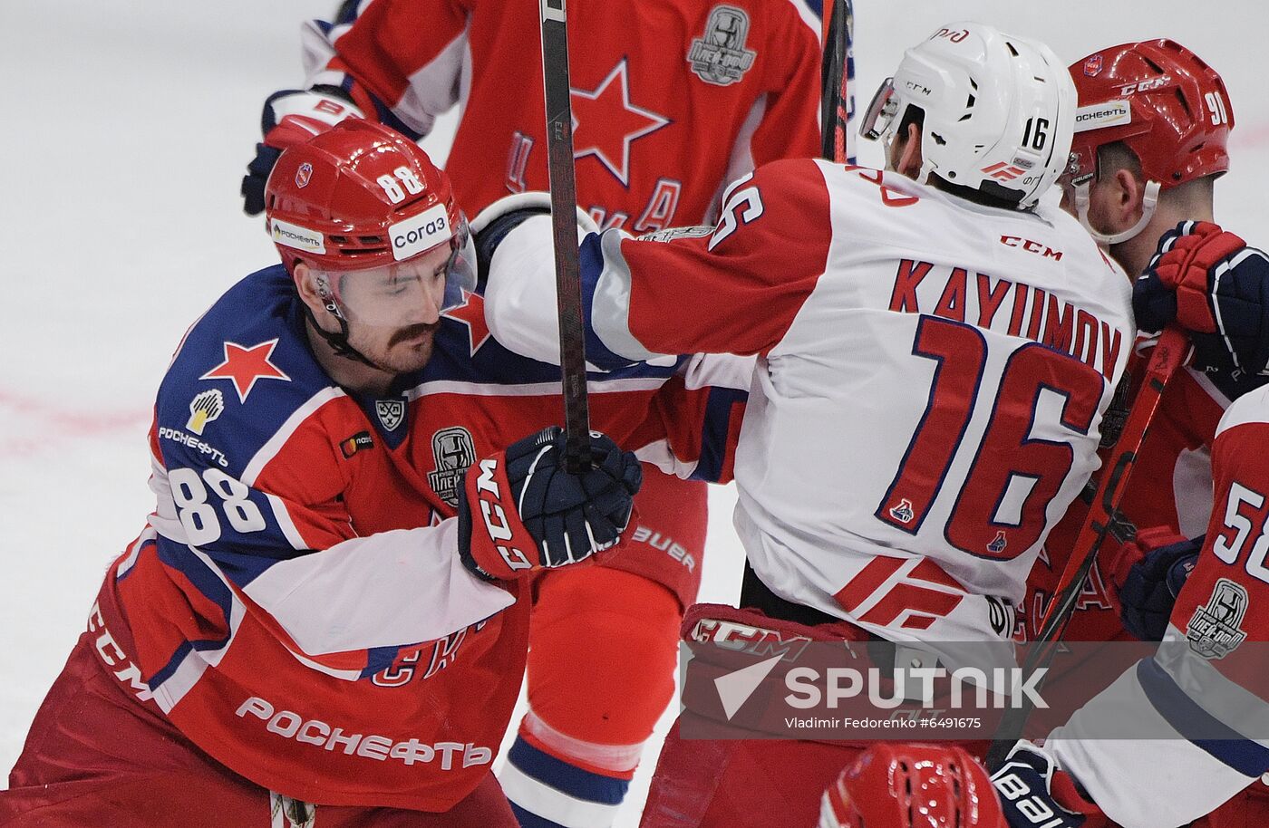 Russia Ice Hockey CSKA - Lokomotiv