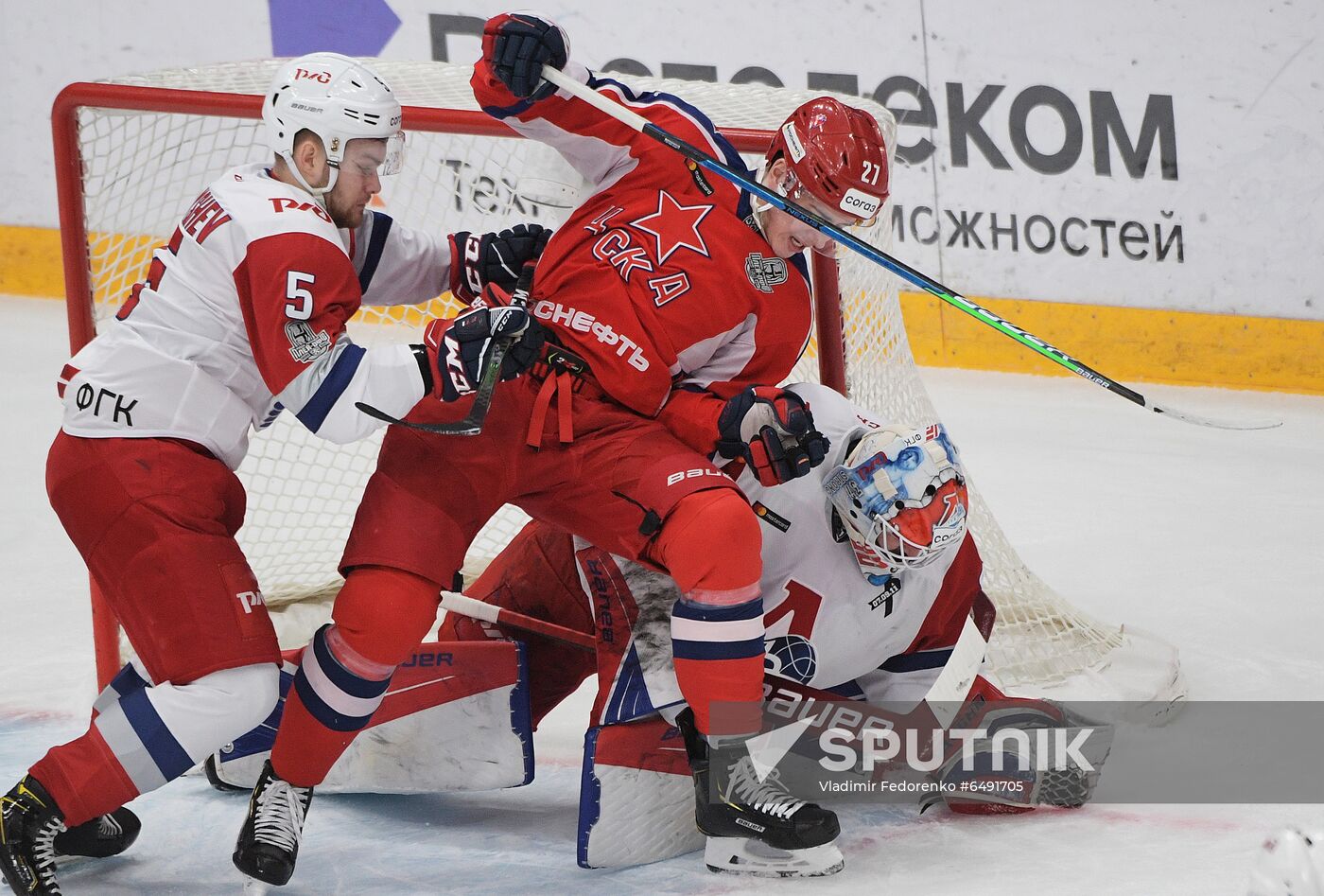 Russia Ice Hockey CSKA - Lokomotiv