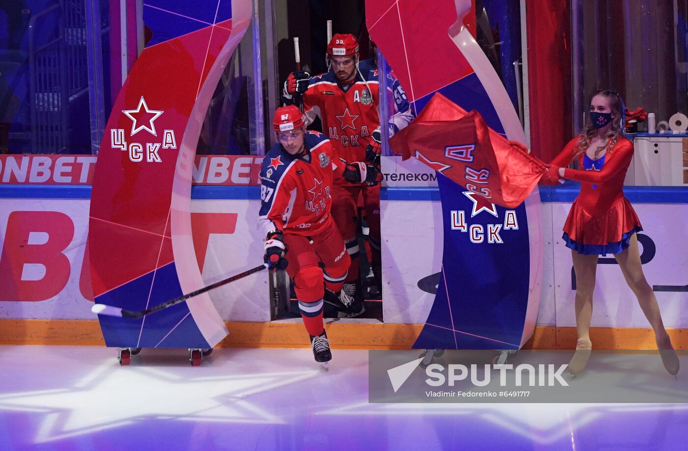 Russia Ice Hockey CSKA - Lokomotiv